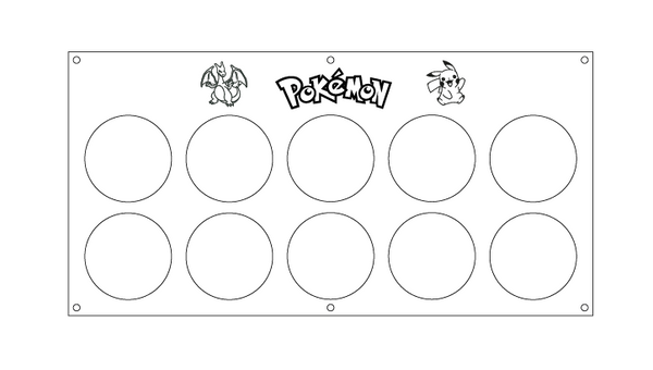 Cadre de protection pour jetons Pokémon