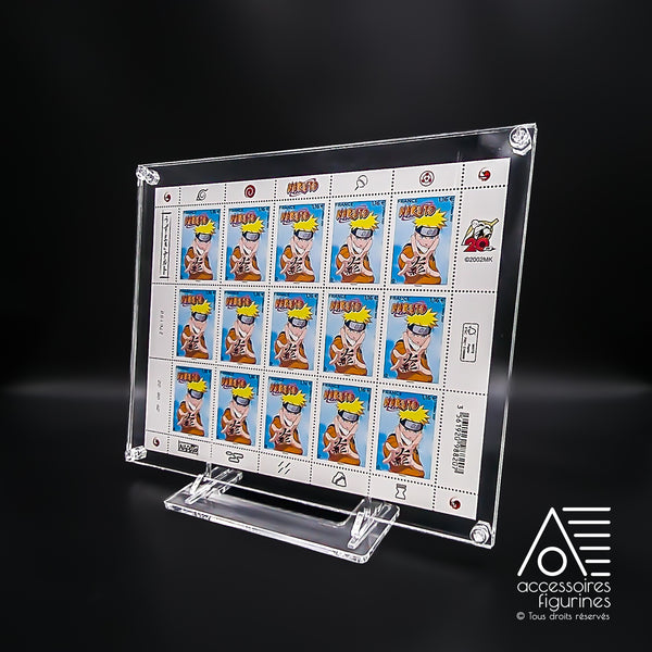 Cadre de protection pour planche de timbre