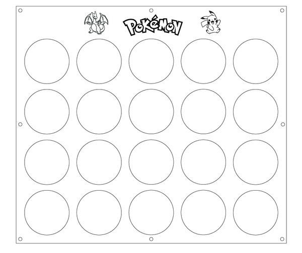 Cadre de protection pour jetons Pokémon