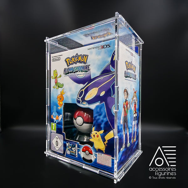 Boîte de protection pour Collector 3DS Saphir Alpha + Pokéball