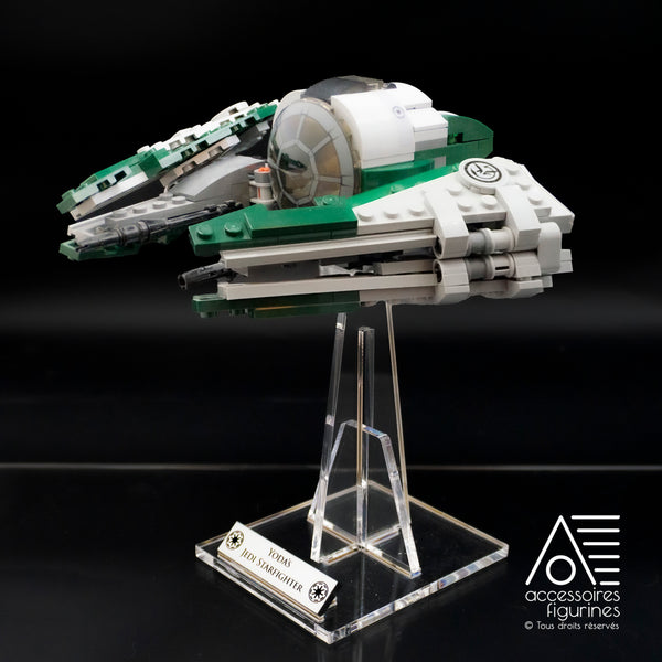 Support Lego Jedi interceptor et Starfighter Obi-Wan, Anakin et Yoda 75135, 75168 & 75038
