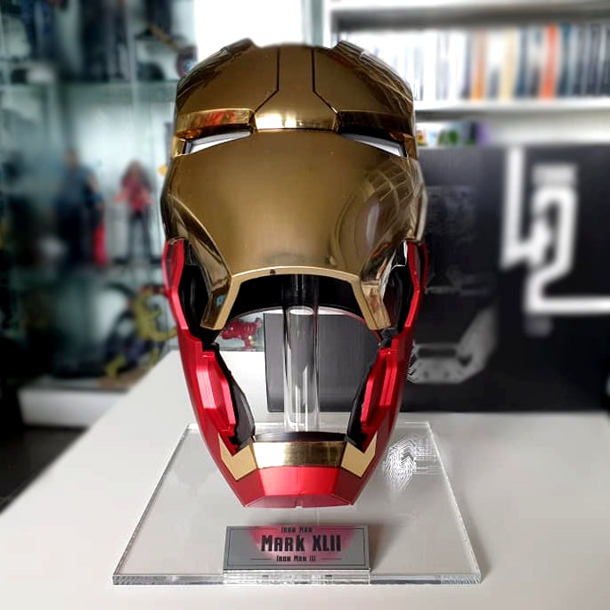 Support pour casque Iron Man Support pour casque, jeux, décoration de  chambre, bureau, bureau Buste à peindre Iron Man -  France