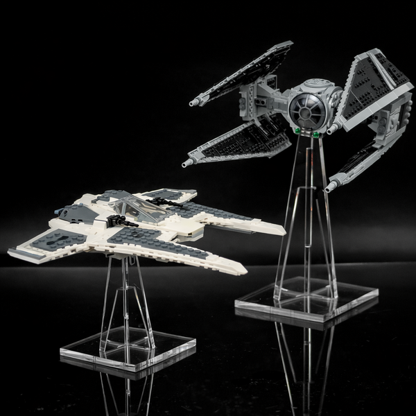 Support pour Lego Tie interceptor +  Fang Mandalorian 75348