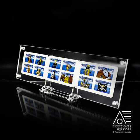 Cadre de protection pour carnet de timbre