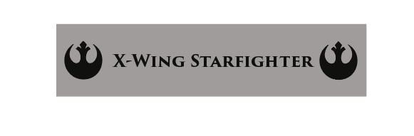 Support Lego X-Wing 7140, 9493, 10240, 75102, 75149 et 75301
