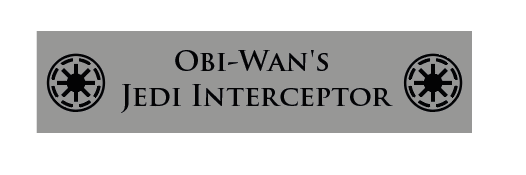 Support Lego Jedi interceptor et Starfighter Obi-Wan, Anakin et Yoda 75135, 75168 & 75038