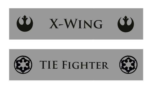 Support pour Lego Tie Fighter + X Wing 75393