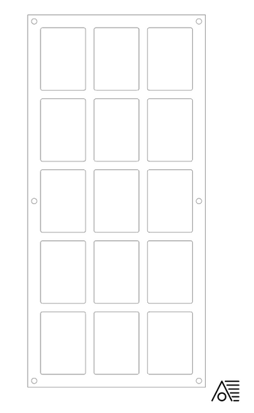 Cadre mural pour cartes à jouer