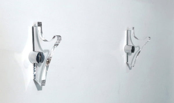Paar Wandhalterungen für Laserschwert mit oder ohne Klinge (Horizontal)