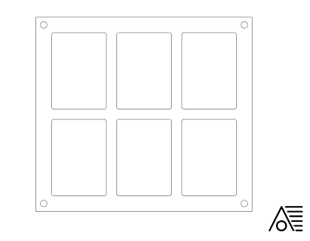 Cadre mural pour cartes à jouer
