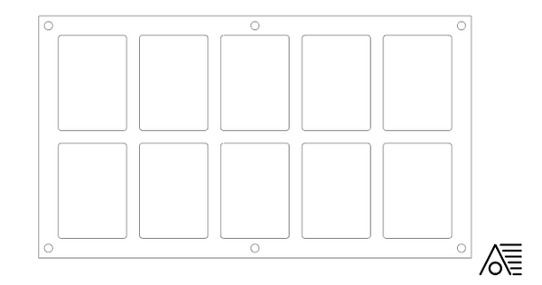Cadre mural pour cartes à jouer