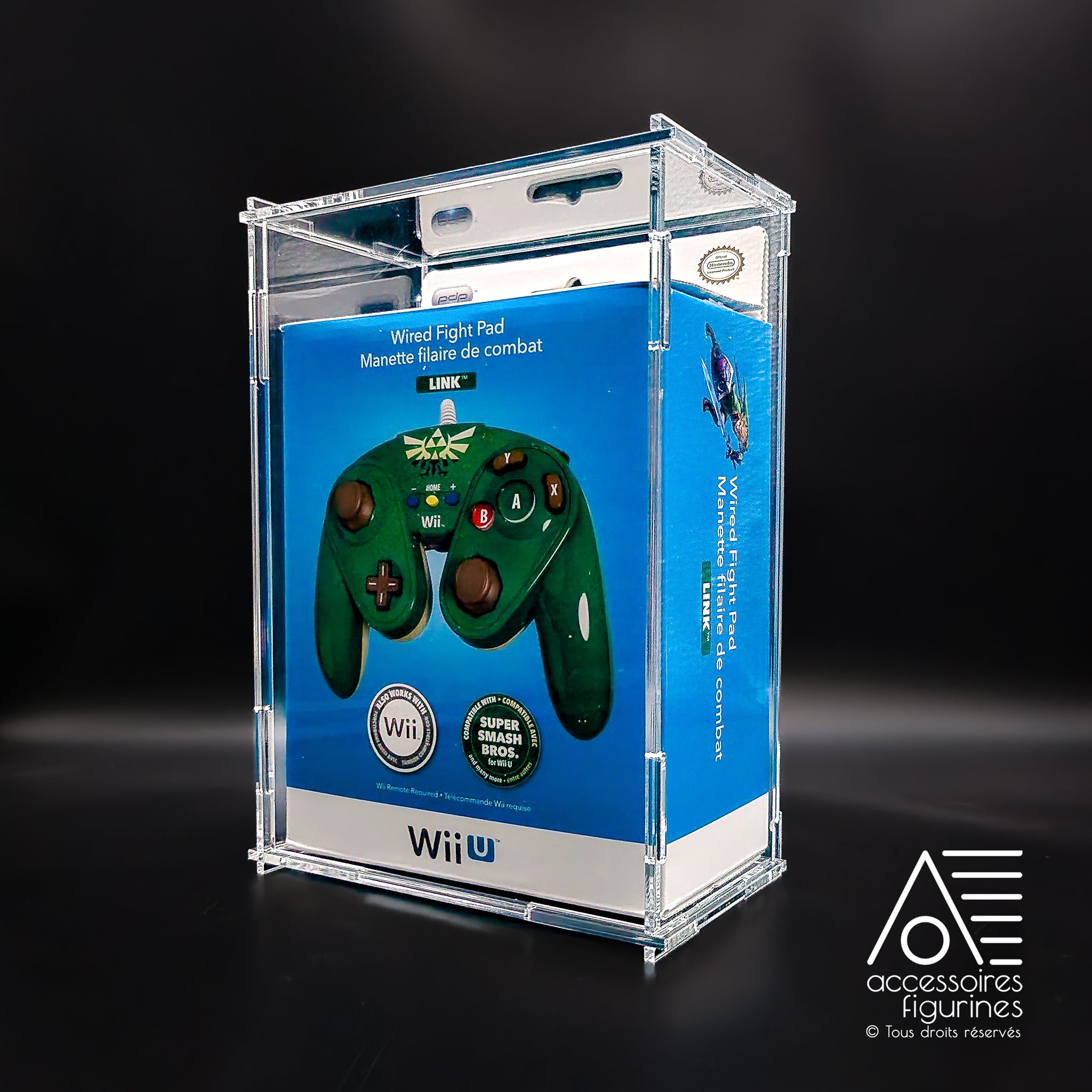 Boîte de protection pour manette WiiU