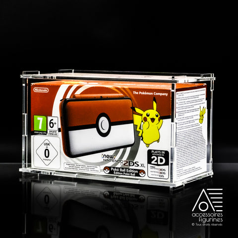 Boîte de protection pour console New 2DS XL Poké Ball Edition