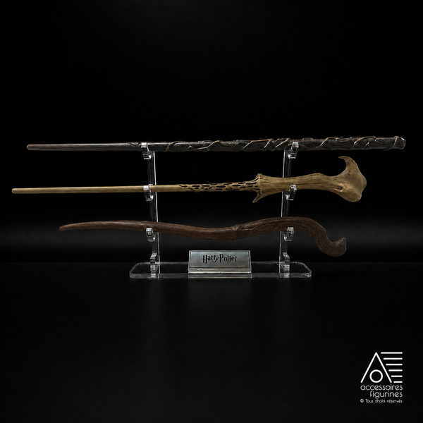 Support baguette Harry Potter (Jusqu'à 3 baguettes)