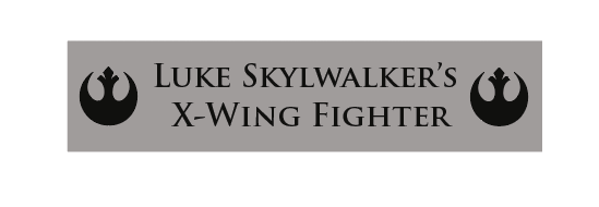 Support Lego X-Wing 7140, 9493, 10240, 75102, 75149 et 75301