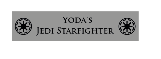 Support Lego Jedi interceptor et Starfighter Obi-Wan, Anakin et Yoda 75135, 75168 & 75038