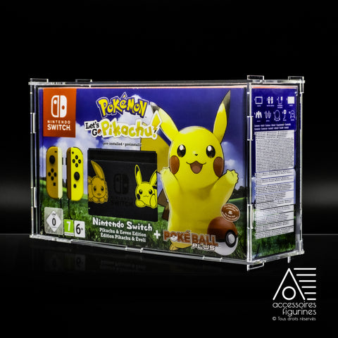 Boîte de protection pour console Switch Let's go Pikachu