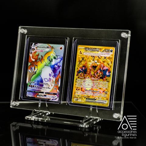 Cadre de protection pour carte sous toploader