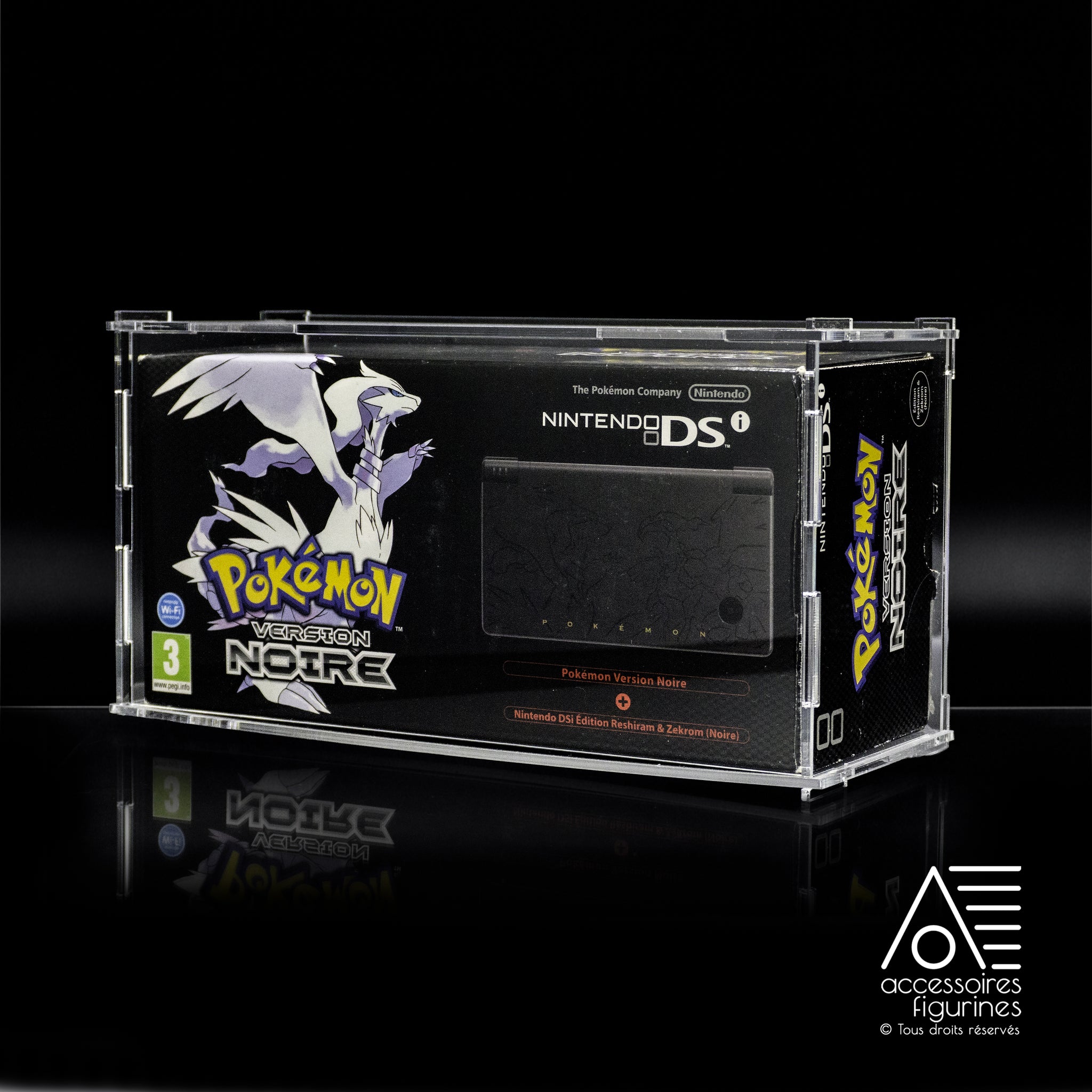 Boîte de protection pour console DSi Edition Limitée Pokemon Version Noire/Blanche