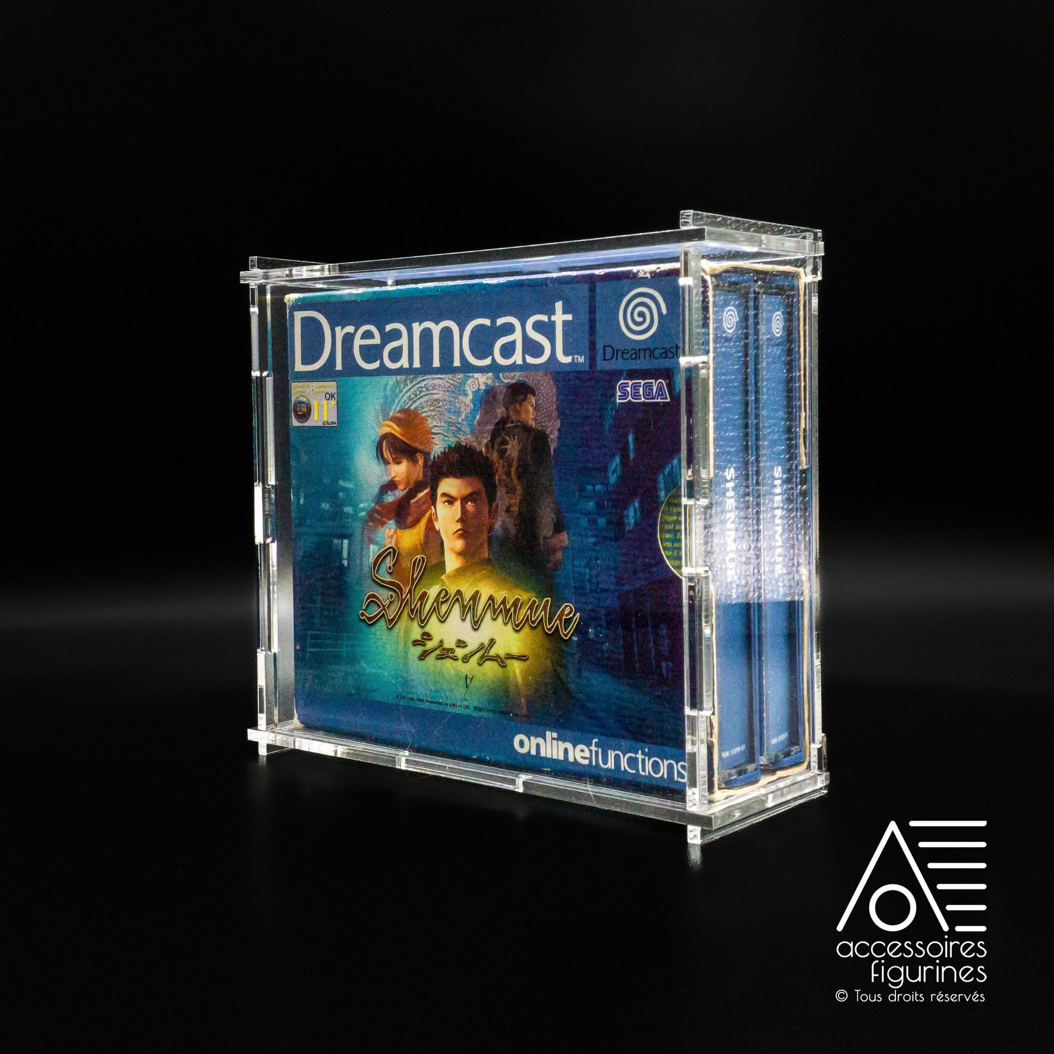 Boîte de protection pour jeux Dreamcast carton