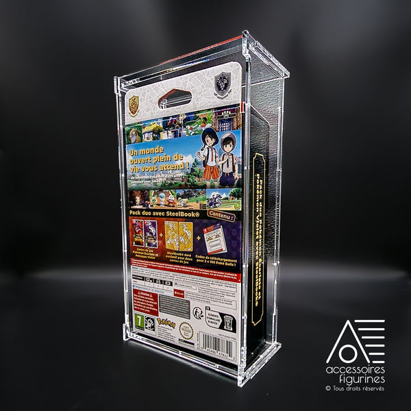 Boîte de protection pour jeux Switch Carton Pokémon Écarlate et Violet