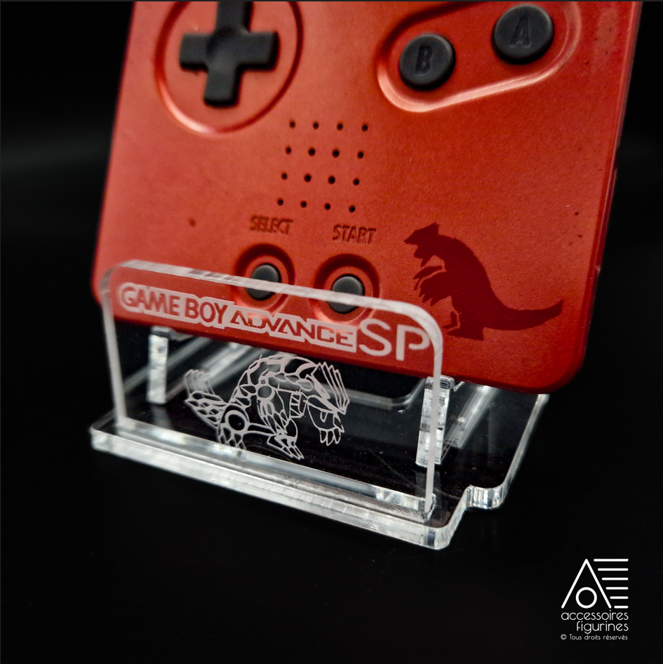 WOWOWO Étui De Transport Rigide EVA Pour Game Boy Advance SP – Protection Ultime Rouge/Noir/Bleu