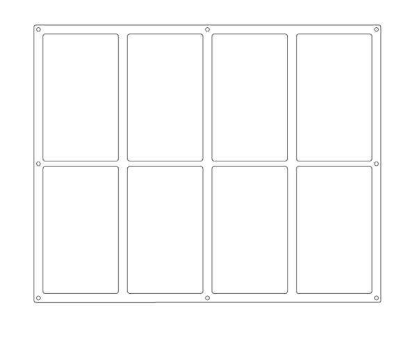 Cadre de protection pour cartes certifiées (PSA) (jusqu'à 12 cartes)