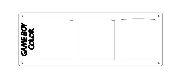 Cadre de protection pour cartouches Game Boy/ Game Boy Color