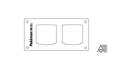 Cadre de protection pour cartouches Pokémon Mini