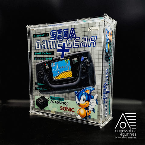 Boîte de protection pour console Game Gear Sonic
