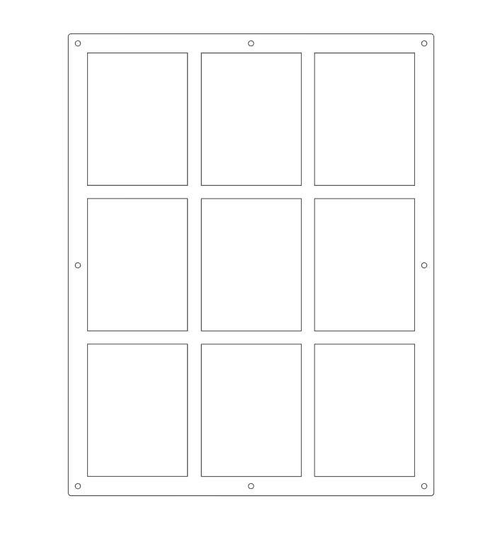 SWAWIS Lot De 8 Porte-Cartes Magnétiques 35PT - Toploader Acrylique UV Transparent Avec Pieds