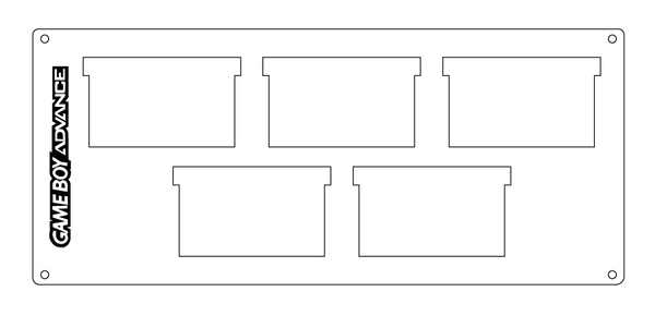 Cadre de protection pour cartouches Game Boy Advance