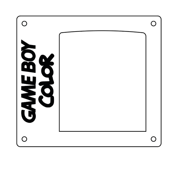 Cadre de protection pour cartouches Game Boy/ Game Boy Color