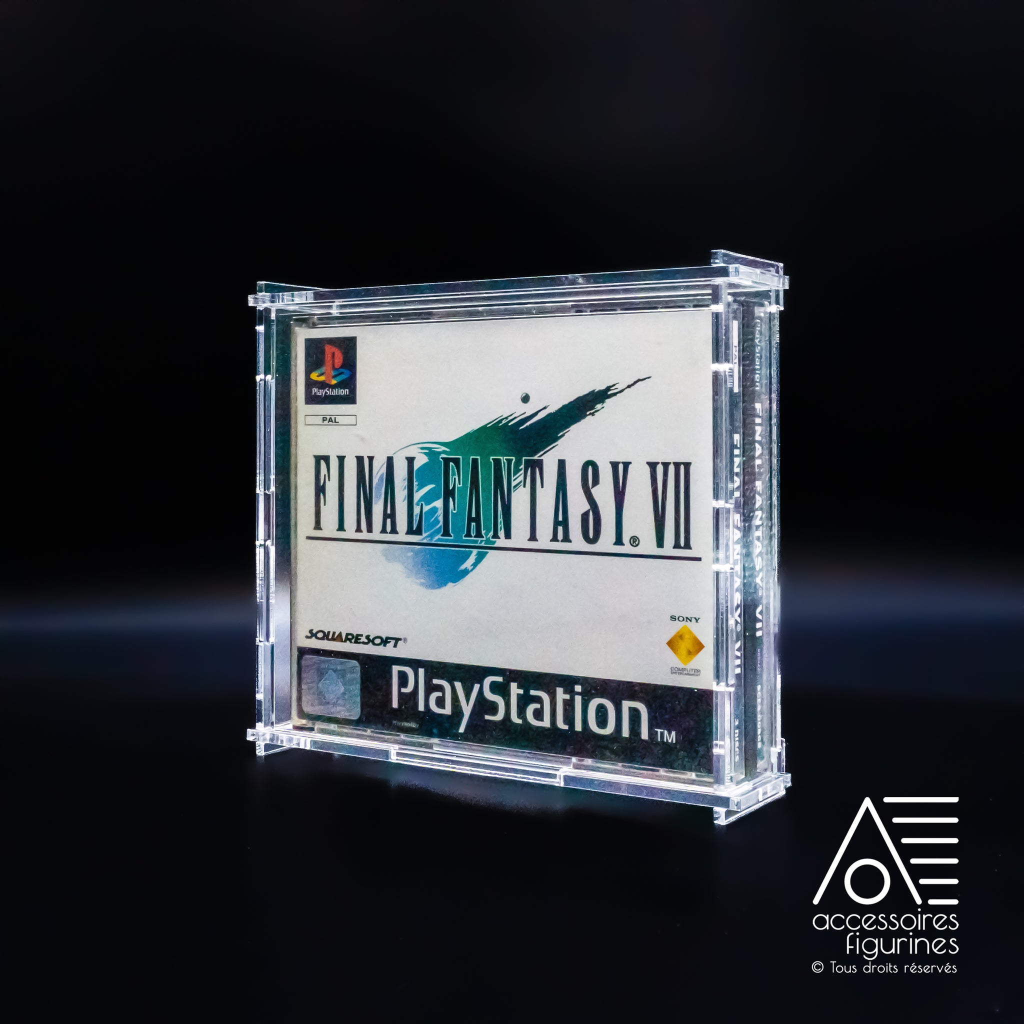 Boîte de protection pour jeux PS1 4 CD