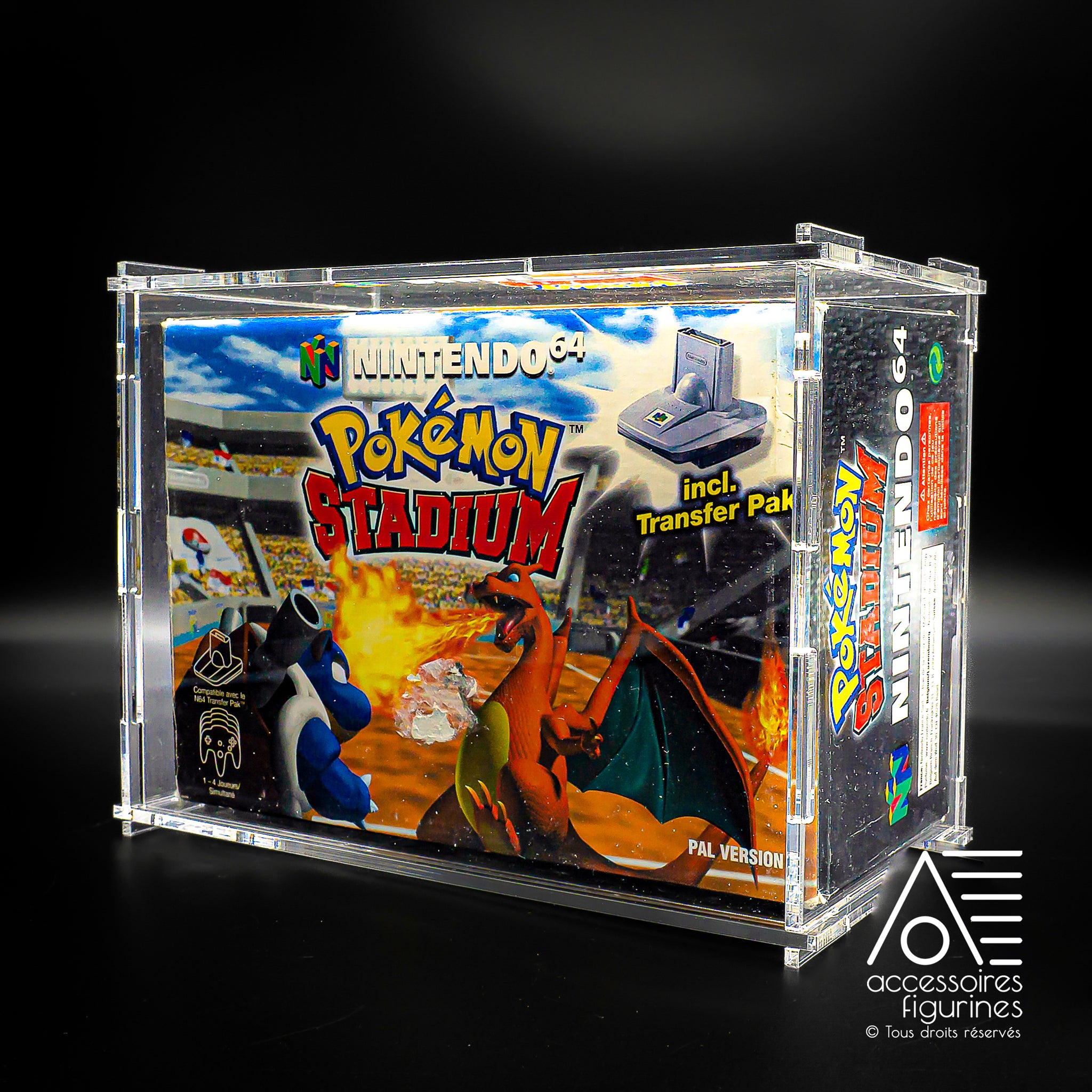 Boîte de protection pour jeux Pokémon Stadium N64 – Accessoires-Figurines
